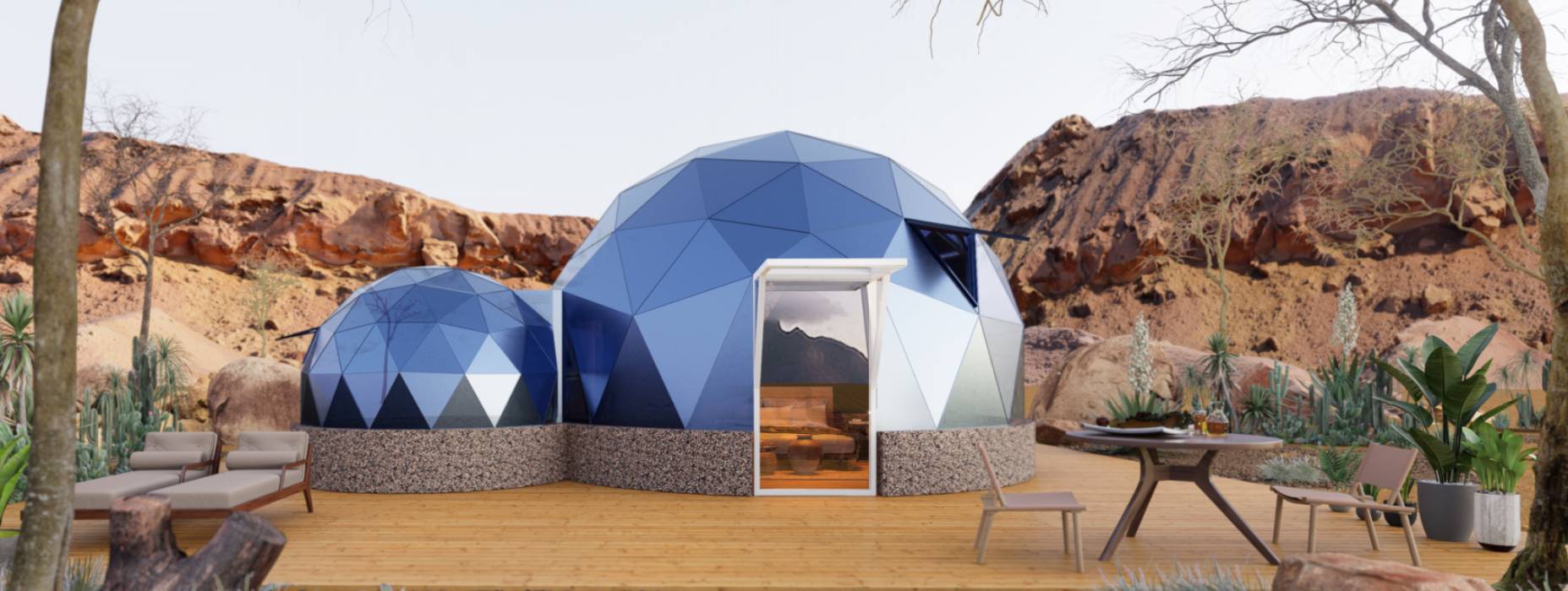 灌云县球形智能光伏玻璃星空房